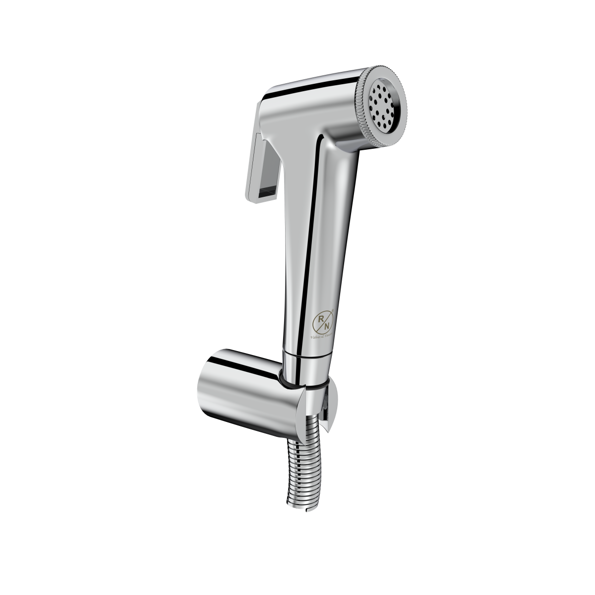 HEALTH FAUCET SET CP, WITH CP HOLDER & SS 304 CP SHOWER HOSE 1.1 MTR