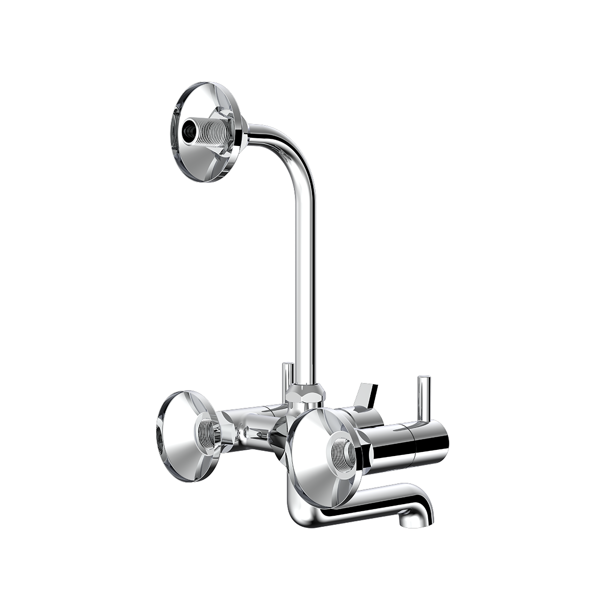 Wall Mixer With Provision Of Overhead Shower With
