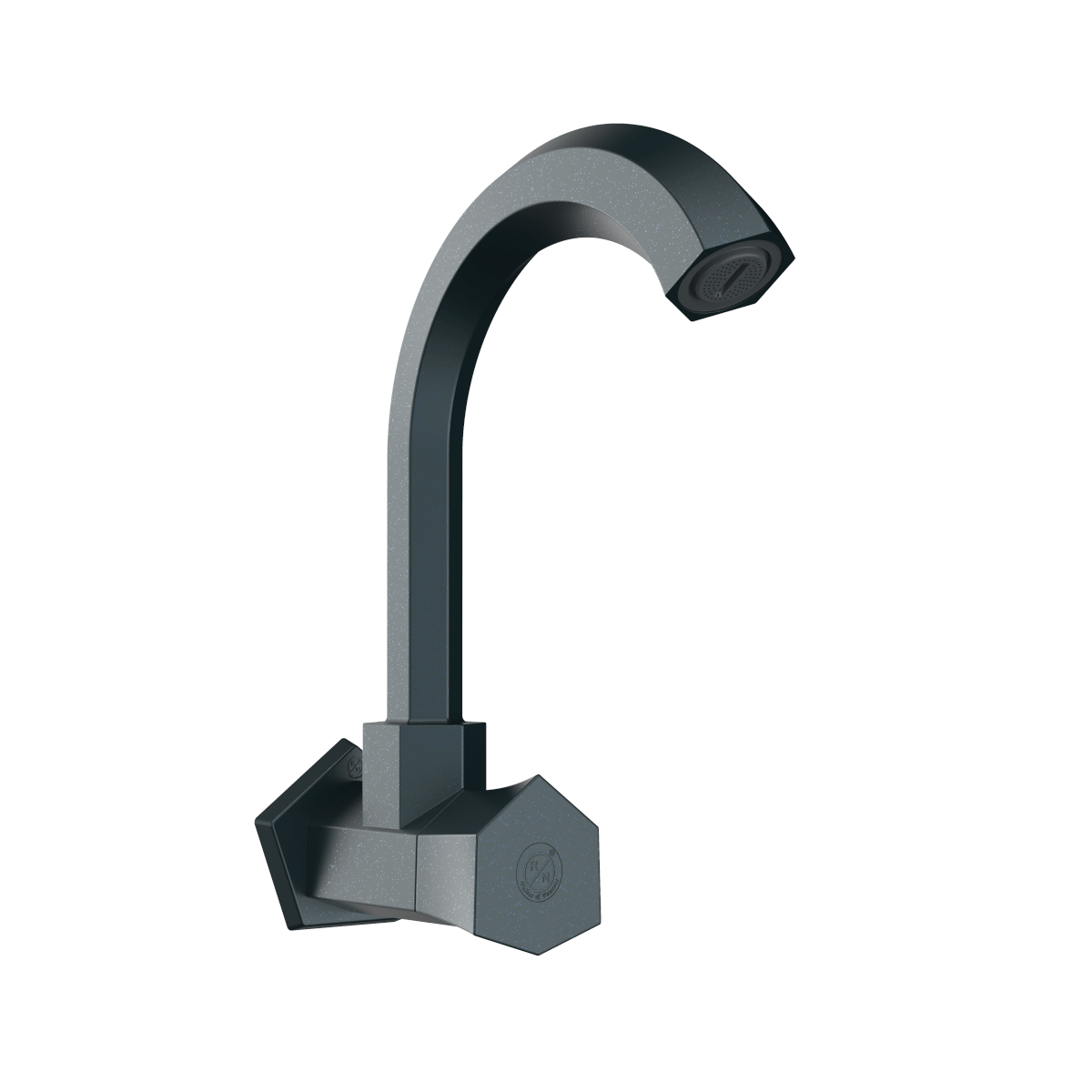 Sink Cock, wall Mounted with Flange