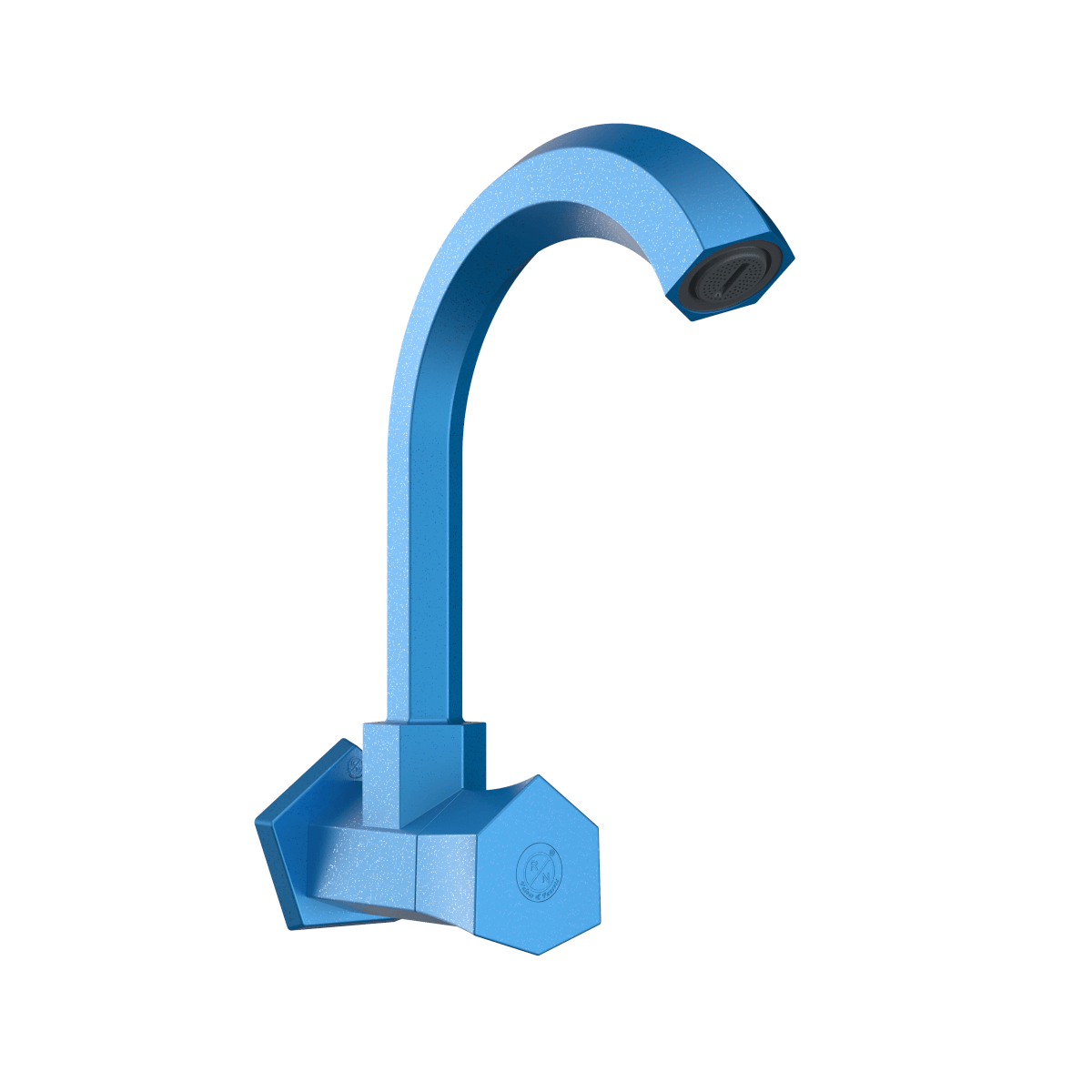 Sink Cock, wall Mounted with Flange
